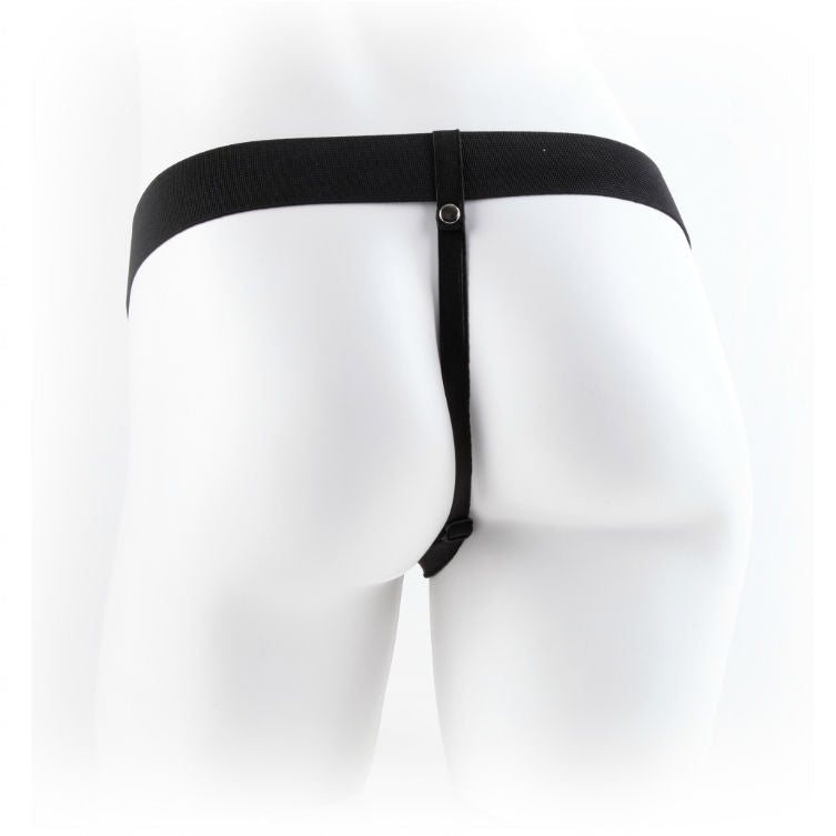 FETISH FANTASY SERIES - SERIE 9 HOLLE STRAP-ON MET BALLEN 22.9CM BRUIN