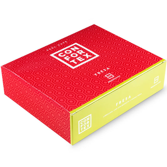 CONFORTEX - AARDBEI CONDOM 144 STUKS