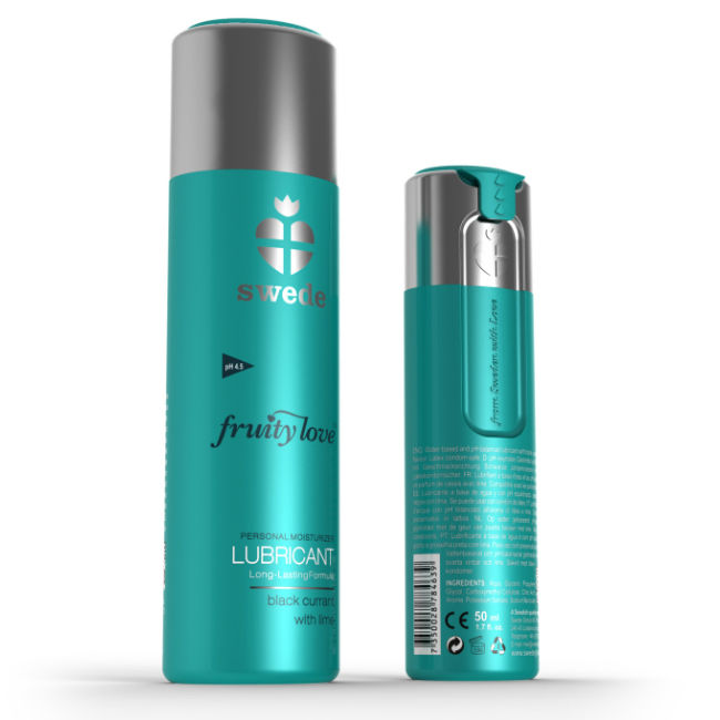SWEDE - FRUITY LOVE GLIJMIDDEL ZWARTE BES LIMOEN 50 ML