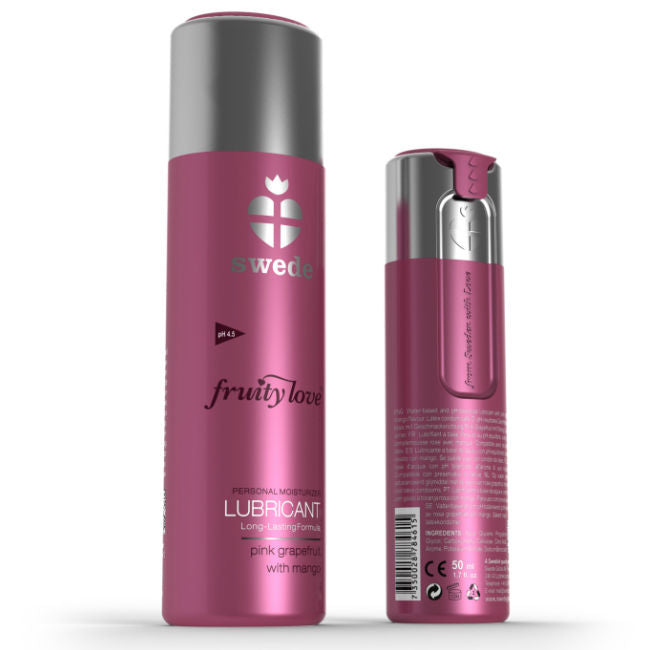 SWEDE - FRUITY LOVE GLIJMIDDEL ROZE GRAPEFRUIT MET MANGO 50 ML