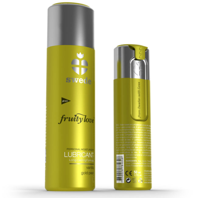 SWEDE - FRUITY LOVE GLIJMIDDEL VANILLA GOLD PEAR 100 ML