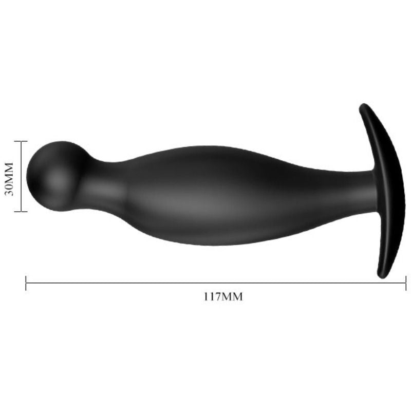 PRETTY LOVE - SILICONEN ANALE PLUG 11.7 CM ZWART