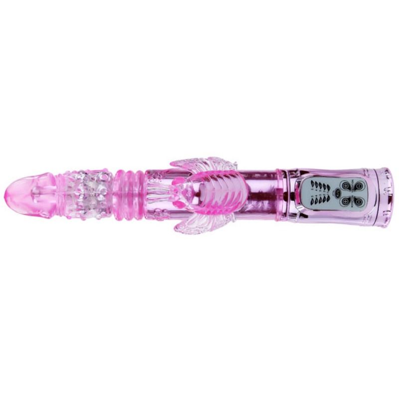 BAILE - OPLAADBARE VIBRATOR MET ROTATIE EN PULSERENDE VLINDERSTIMULATOR