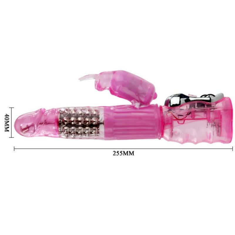 BAILE - VIBRATOR MET ROTATIE EN RABBIT, MEERDERE SNELHEDEN EN MEERDERE ROTATIES