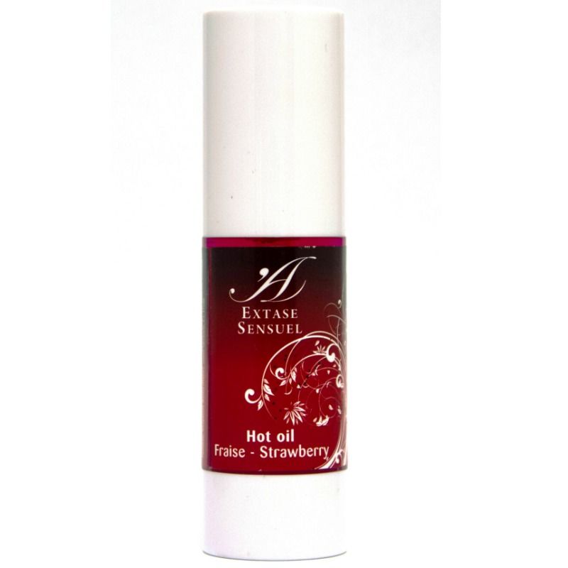 EXTASE SENSUAL - AARDBEI VERWARMENDE STIMULERENDE OLIE 30 ML