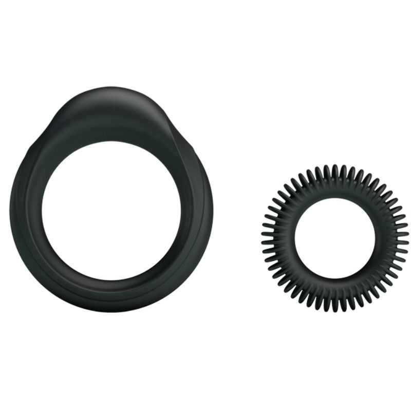 BAILE - SET VAN 2 SILICONEN RINGEN PENISRING MANNELIJKHEID