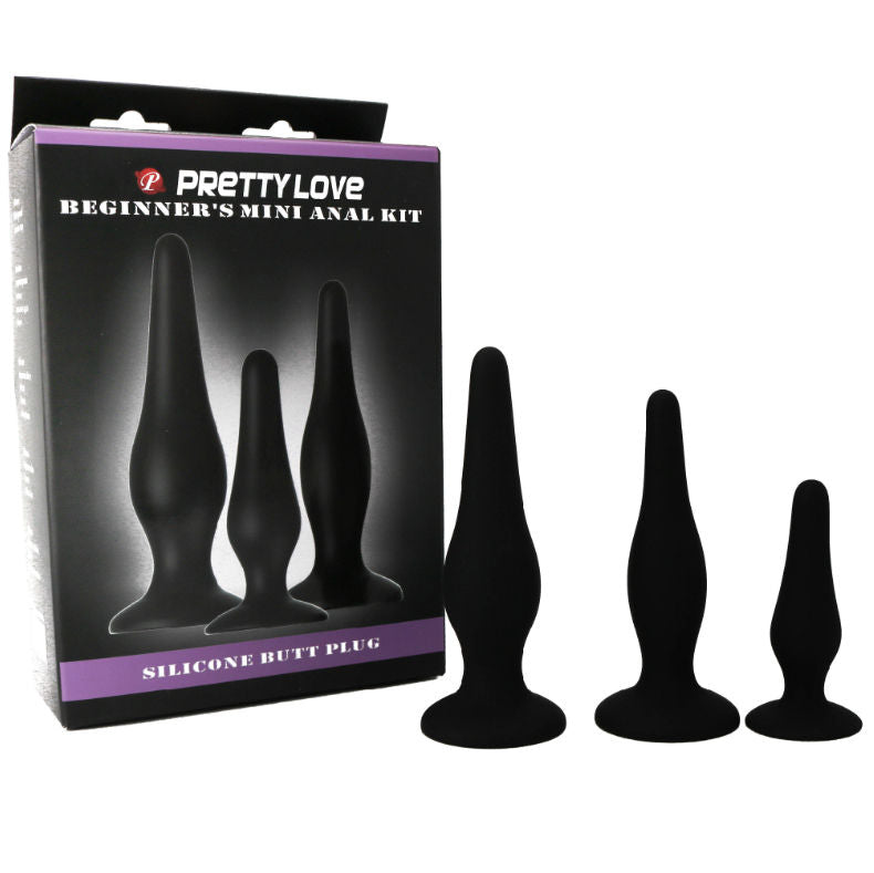 PRETTY LOVE - ANALE PLUGS SILICONEN STARTERSKIT