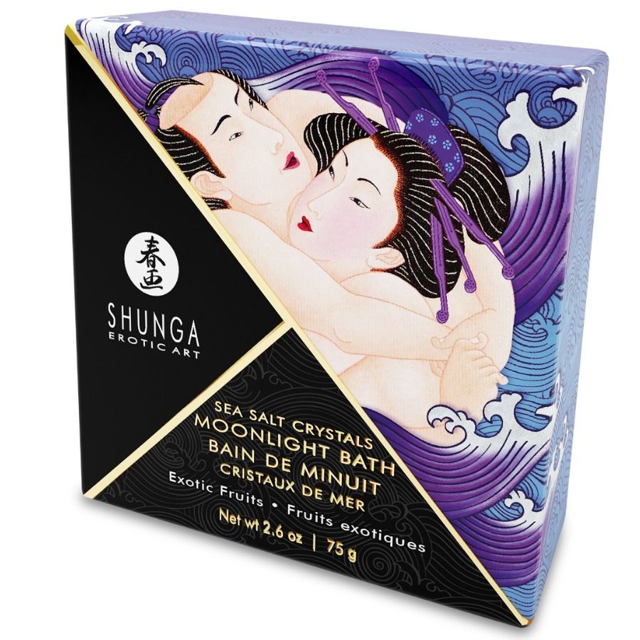 SHUNGA - EXOTISCHE PAARSE BADEZOUTEN 75 GR