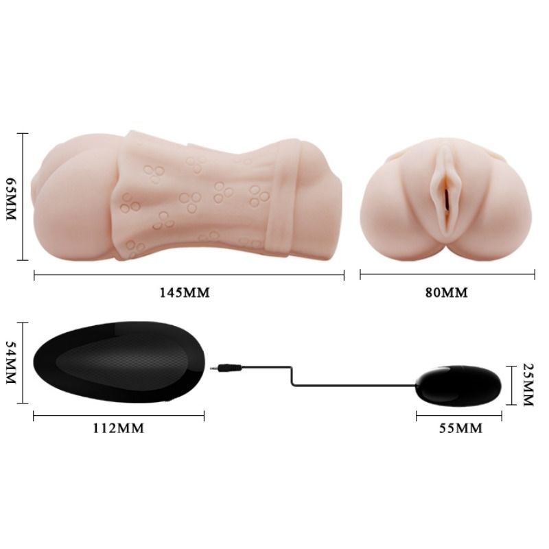 CRAZY BULL - WATER SKIN VAGINA MASTURBATOR MET TRILLENDE KOGEL 2