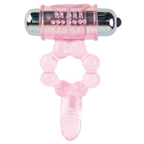 BAILE - SILICONEN RING 10 TONGUE RHYTHMS MET ROZE TRILLING