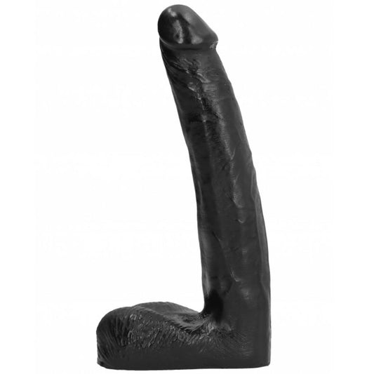 VOLLEDIG ZWART - REALISTISCHE DILDO 21 CM