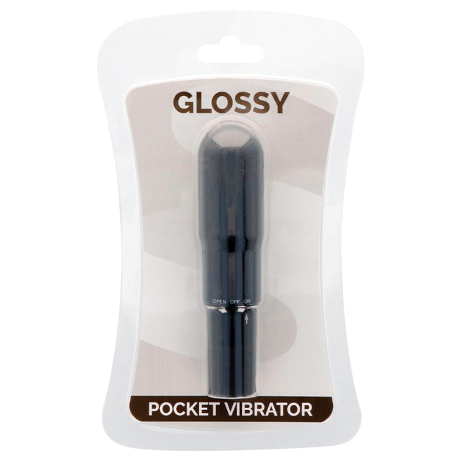 GLOSSY - ZAKVIBRATOR ZWART