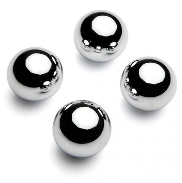 METAAL HARD - SET 2 MAGNETISCHE BALLEN 10 MM
