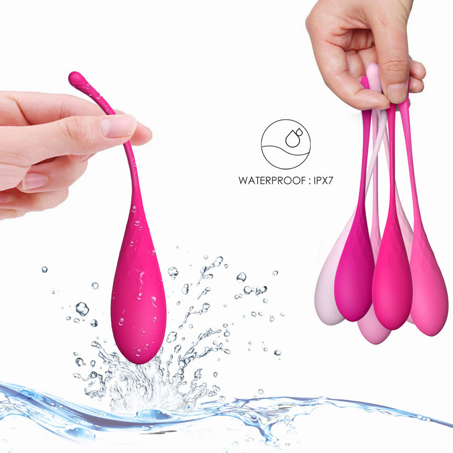 LESLIE - KEGEL FIT BEKKENBODEMTRAINING SET 6 GEWICHTEN