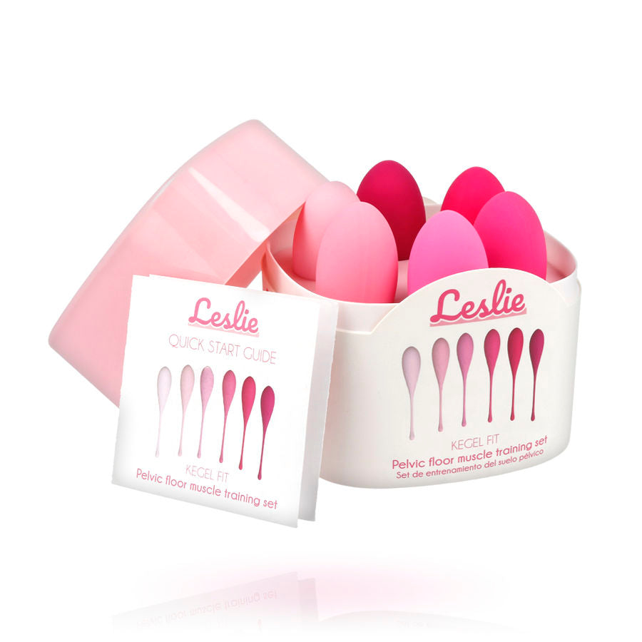 LESLIE - KEGEL FIT BEKKENBODEMTRAINING SET 6 GEWICHTEN
