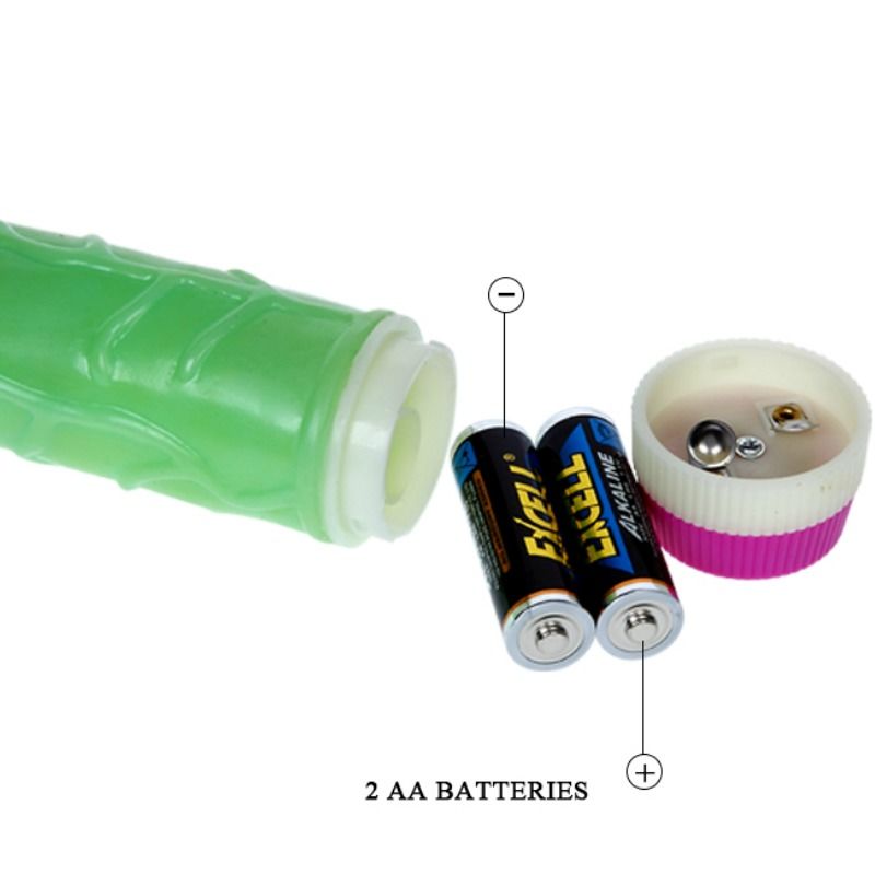 BAILE - WAVES OF PLEASURE VIBRATOR 23 CM GROEN