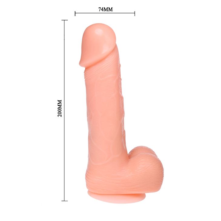 BAILE - REALISTISCHE DILDO PENIS VIBRATIE EN ROTATIE 20 CM
