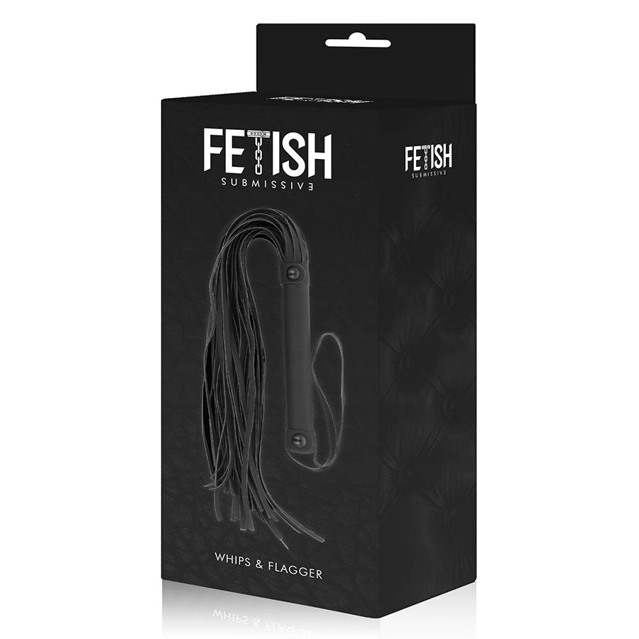 FETISH SUBMISSIVE - VEGAN LEREN ZWEEP