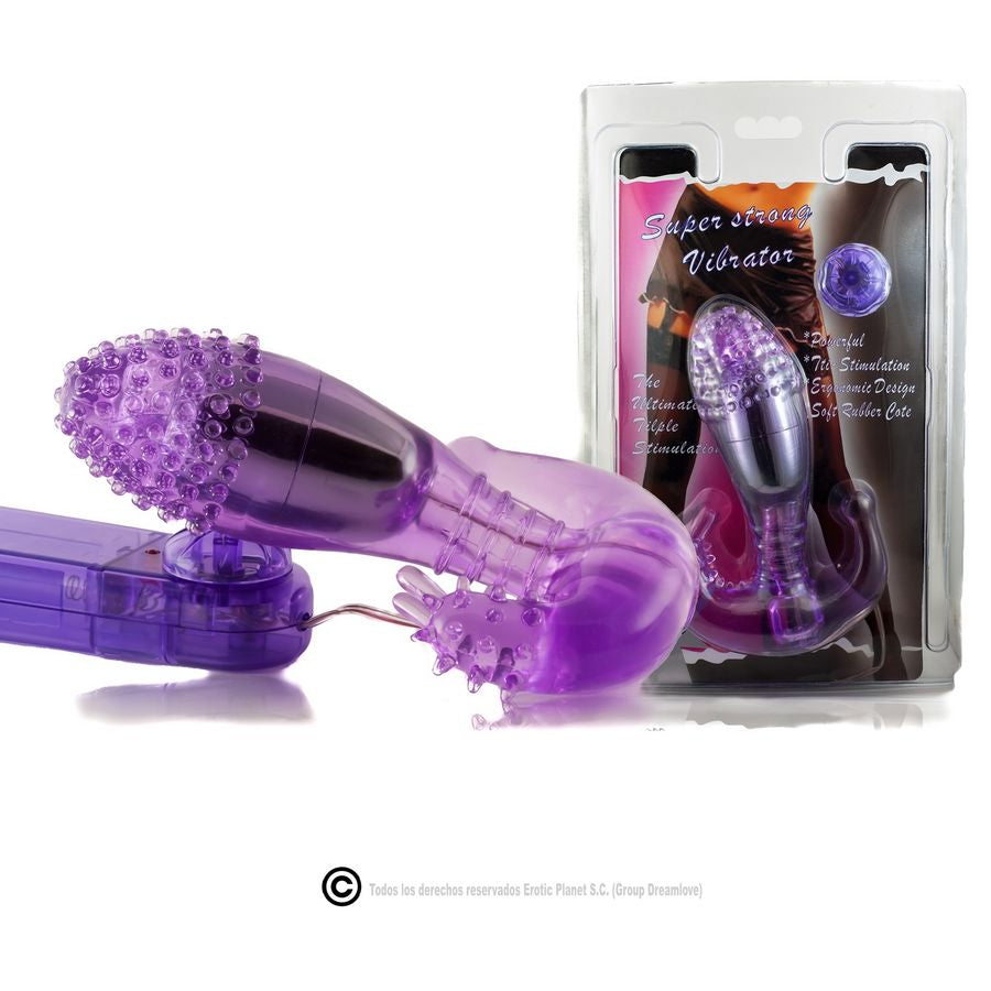 BAILE - LILA VAGINALE EN ANALE STIMULATOR MET TRILLINGEN