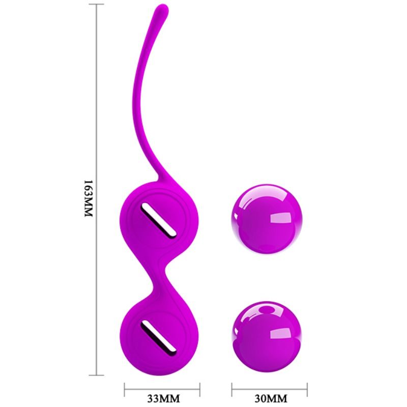 PRETTY LOVE - ORGASMIC BALLS KEGEL STEVIGER I LILAC