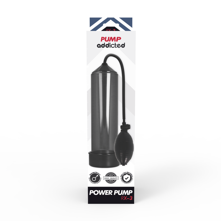 PUMP ADDICTED - RX3 BOMBA ERECTIE ZWART