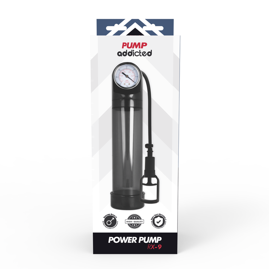 PUMP ADDICTED - BOMBA ERECTIE RX9 ZWART