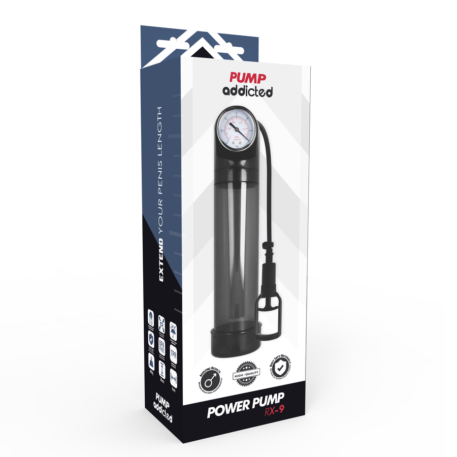 PUMP ADDICTED - BOMBA ERECTIE RX9 ZWART