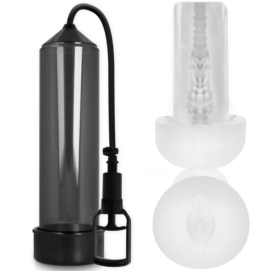 PUMP ADDICTED - RX7 ZWART MET MASTURBATOR