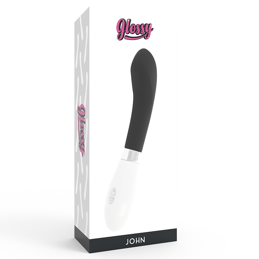 GLOSSY - JOHN VIBRATOR ZWART