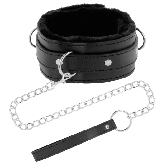 DARKNESS - COMFORTABLE HOUDING KETTING MET LEREN KETTING