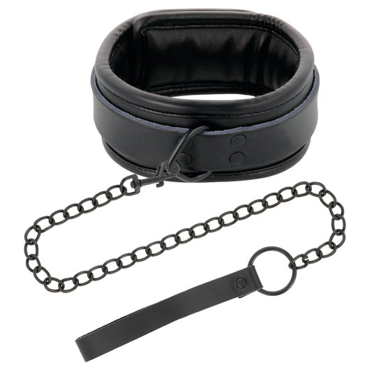 DARKNESS - ZWARTE KETTING MET SCHAKELARMBAND