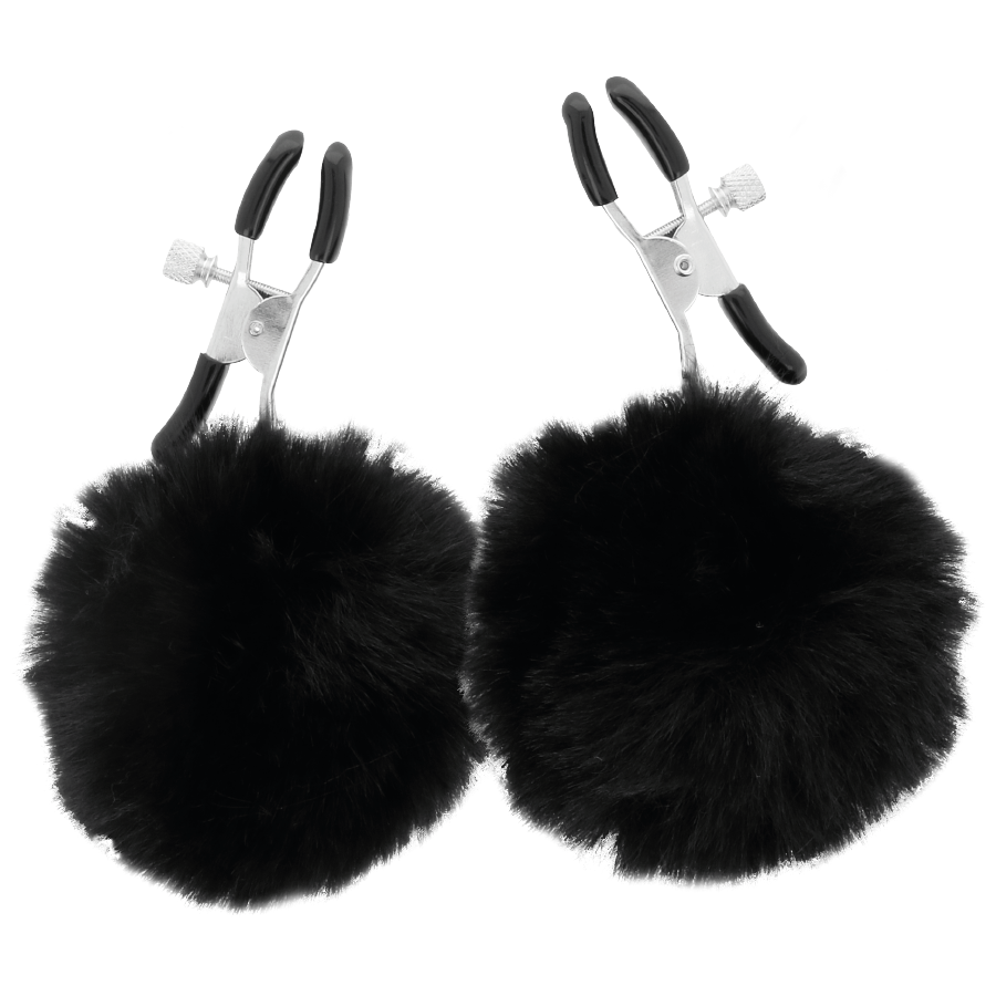 DUISTERNIS - NIPPELKLEMMEN MET POMPONS 1