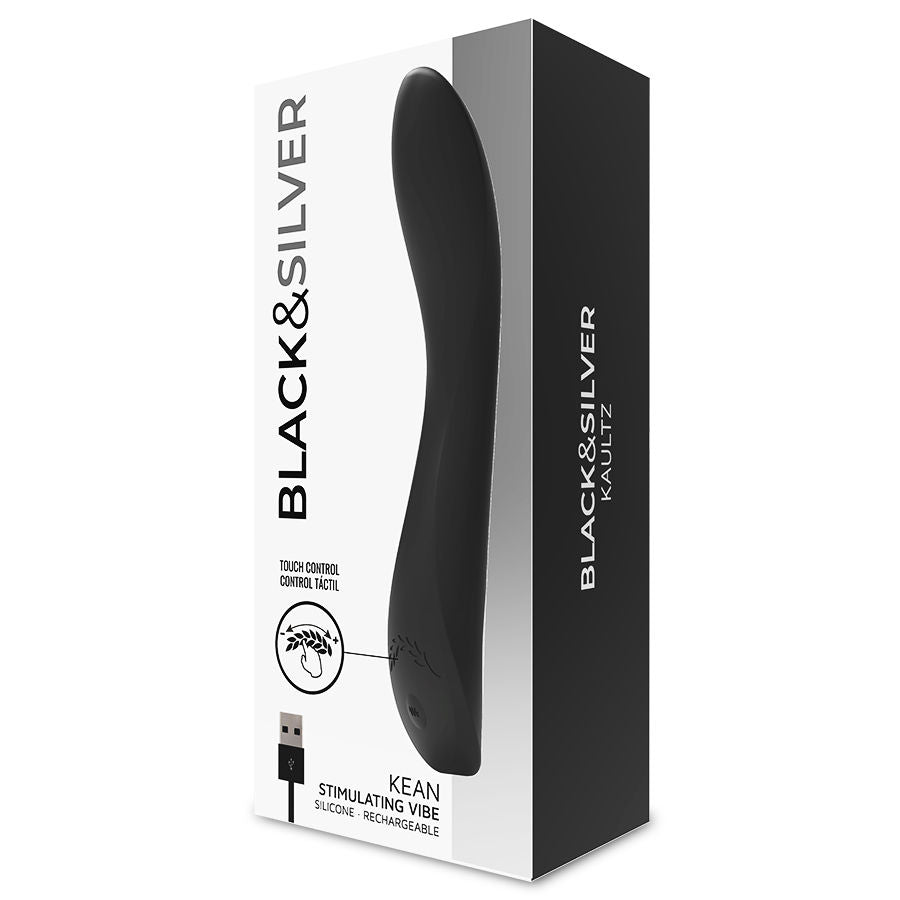 ZWART&ZILVER - KEAN VIBRATOR AANRAAKBEDIENING