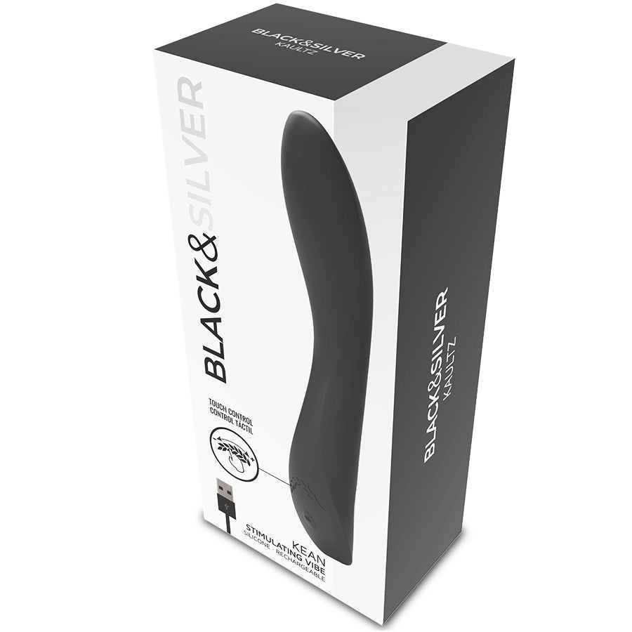 ZWART&ZILVER - KEAN VIBRATOR AANRAAKBEDIENING
