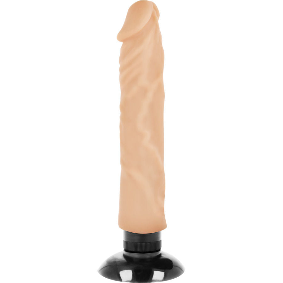 BASECOCK - REALISTISCHE VIBRATOR 2-1 NATUURLIJK 20 CM -O- 4 CM