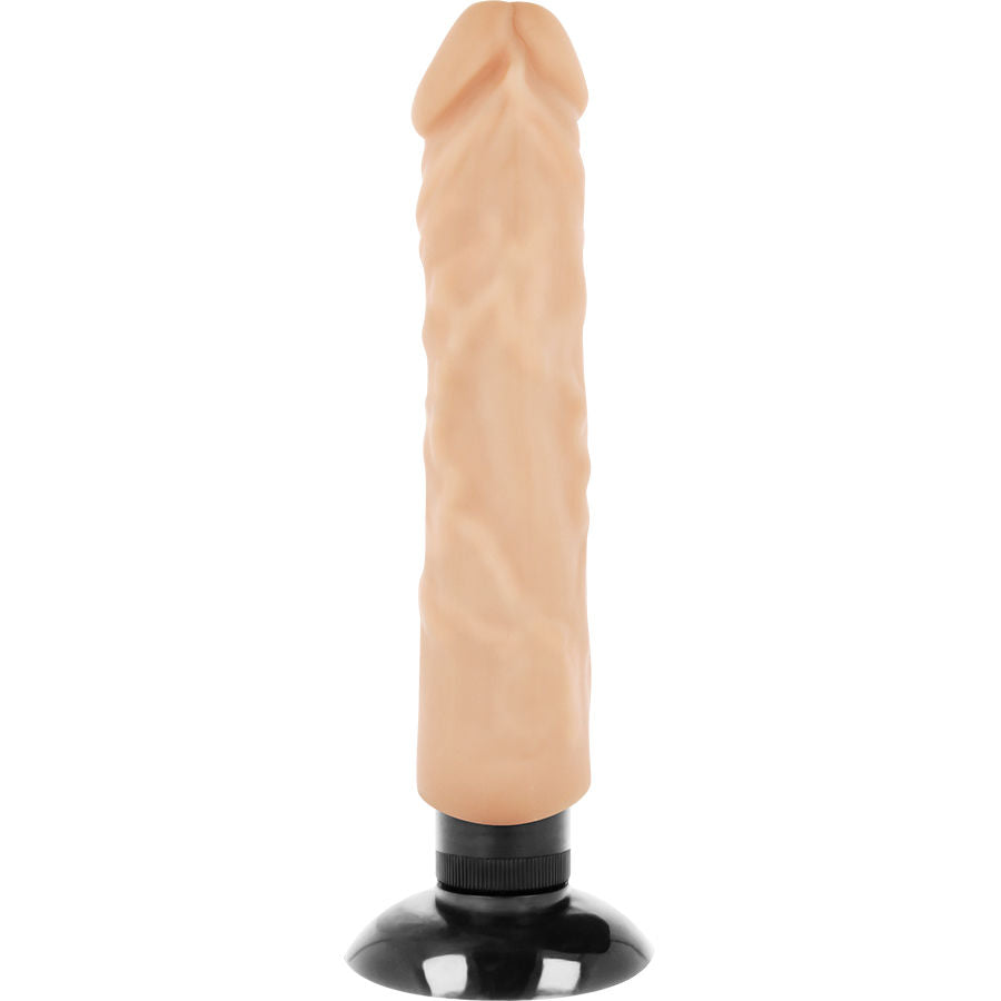 BASECOCK - REALISTISCHE VIBRATOR 2-1 NATUURLIJK 20 CM -O- 4 CM