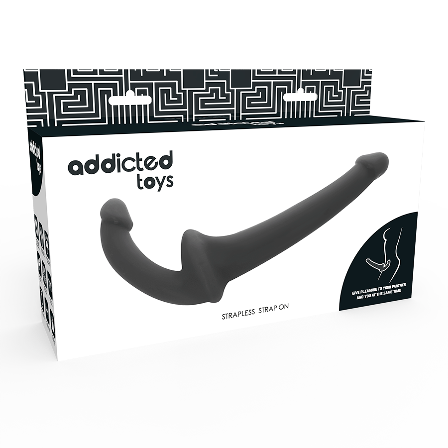 ADDICTED TOYS - DILDO MET RNA S ZONDER ONDERWERPING ZWART