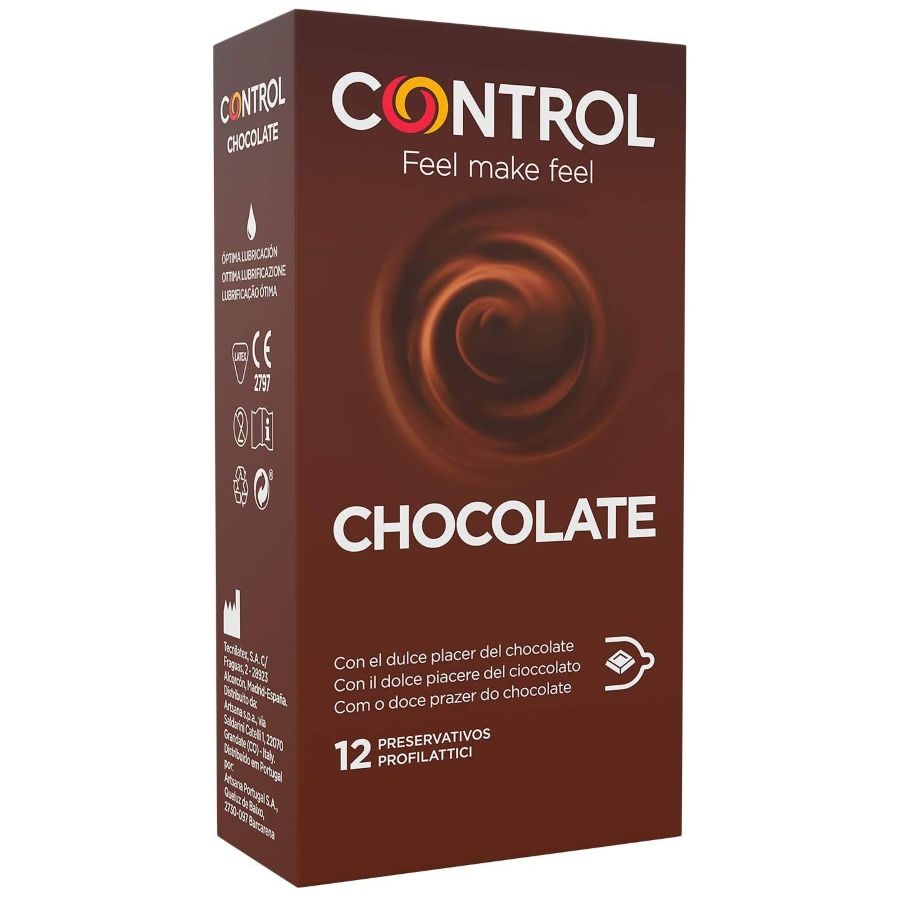 CONTROL - ADAPTA CHOCOLADE CONDOMS 12 STUKS