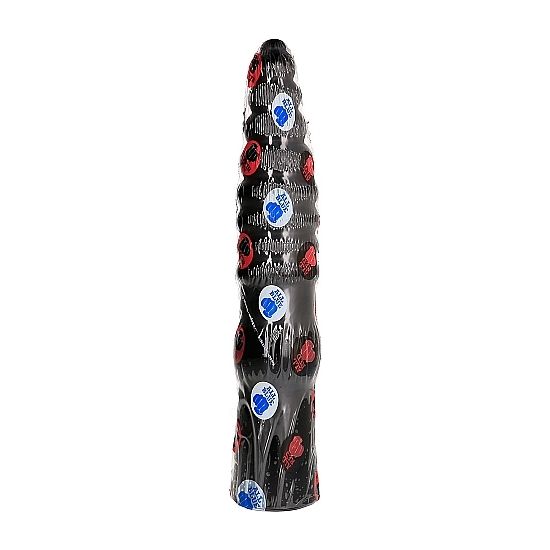 GEHEEL ZWART - ANAAL 33 CM