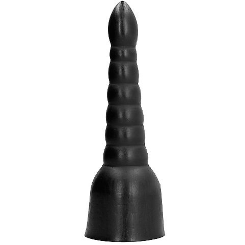 GEHEEL ZWART - DILDO 34 CM