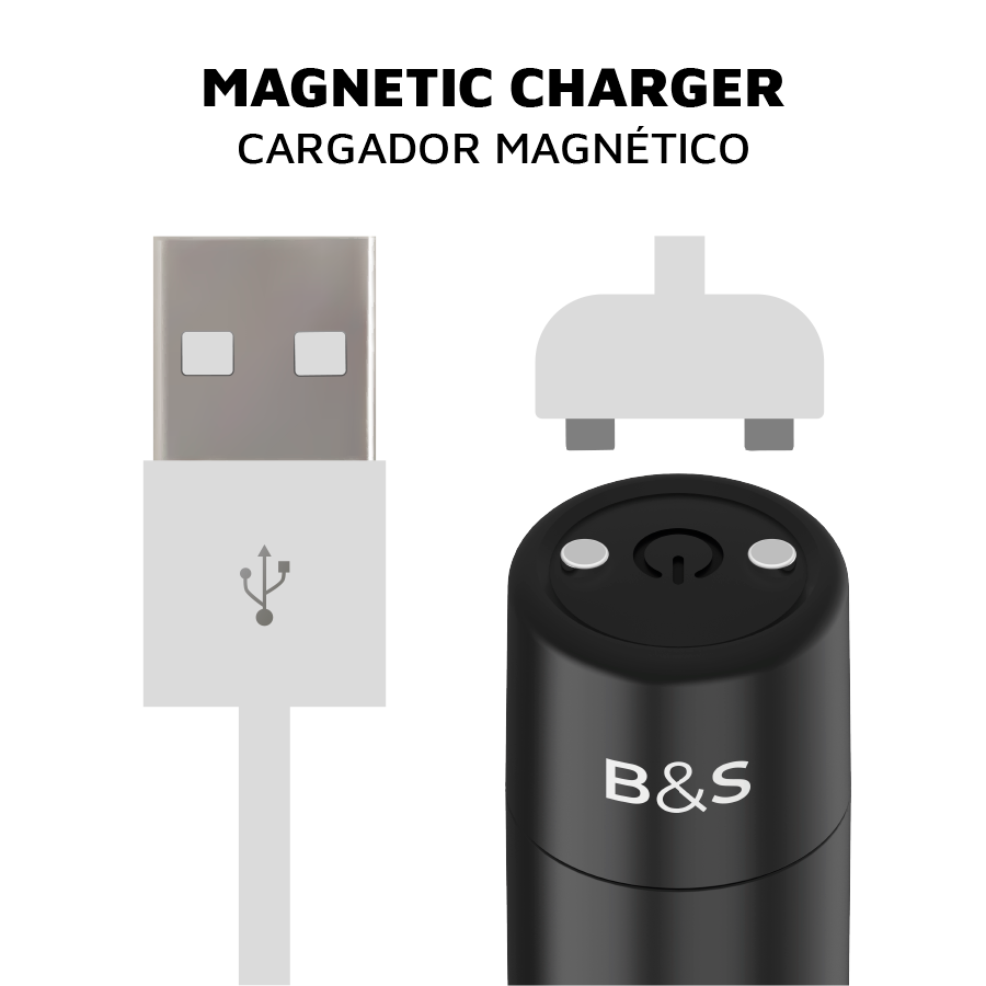 ZWART&ZILVER - KERNEX 2 ZWARTE TRILLENDE MAGNETISCHE KOGEL