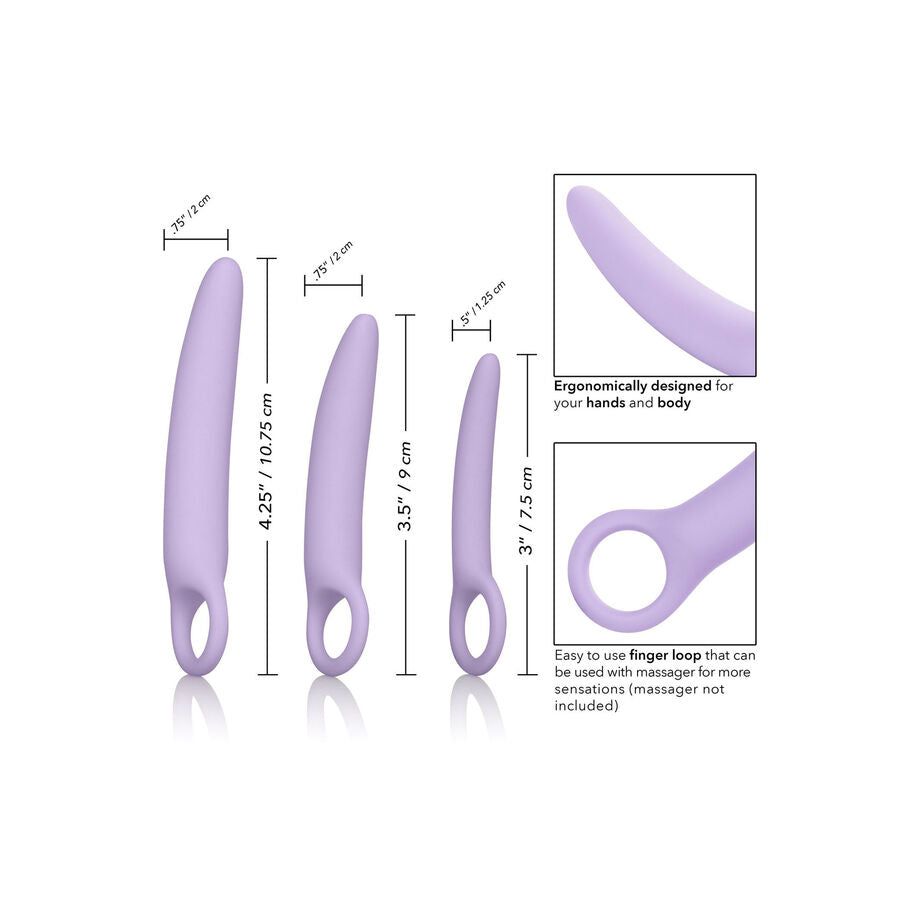 CALEXOTICS - DR LAURA BERMAN ALENA SET VAN 3 SILICONEN DILATORS