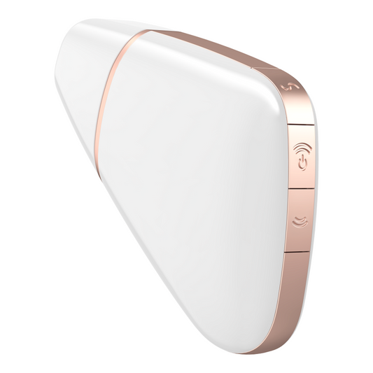 SATISFYER - LOVE TRIANGLE STIMULATOR EN VIBRATOR WIT