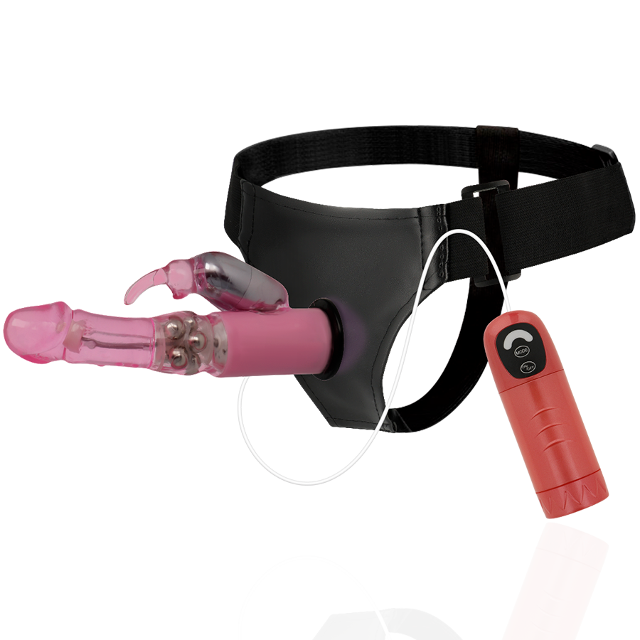 HARNESS ATTRACTION - RNES DANIEL MET VIBRATIE EN ROTATIE 18 CM -O- 3.5 CM