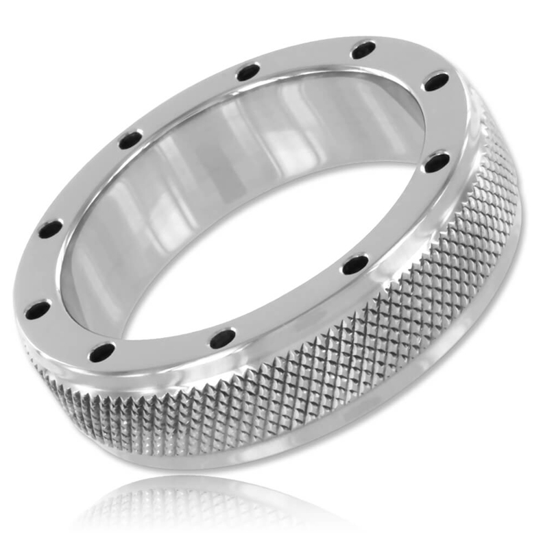 METAL HARD - METALEN RING VOOR PENIS EN TEELBALLEN 55MM