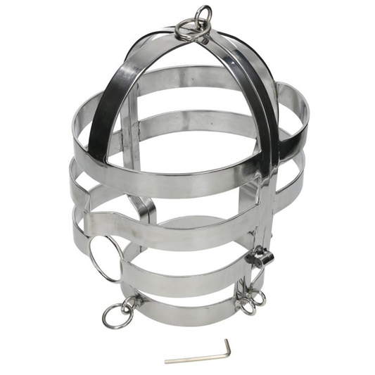METAL HARD - MASKER MET STALEN KETTING