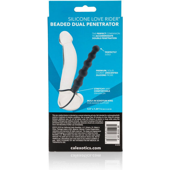CALEXOTICS - KRALEN DUBBELE PENETRATOR ZWART