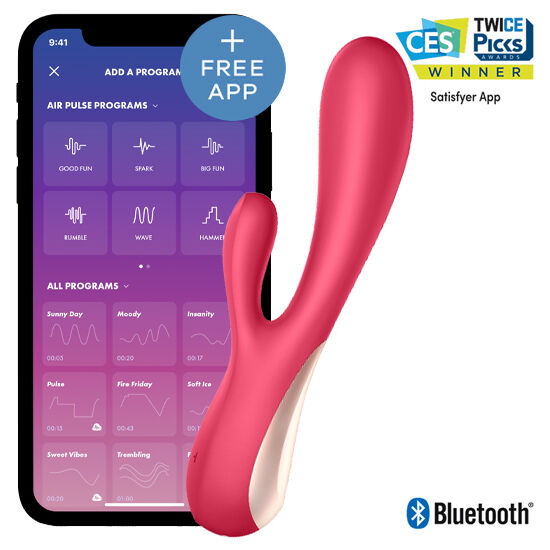 SATISFYER - MONO FLEX ROOD MET APP