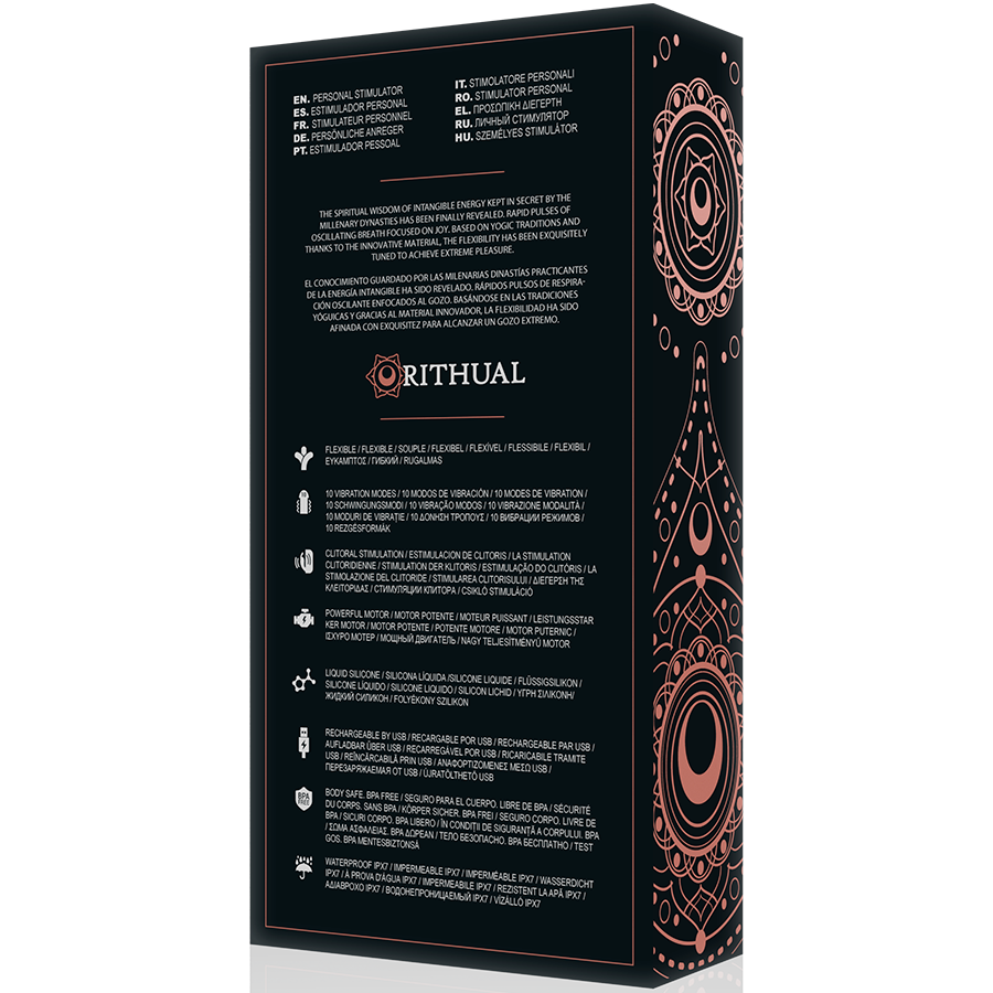 RITHUAL - ANUSARA DUBBELE OPLAADBARE MOTOR 2.0 ZWART