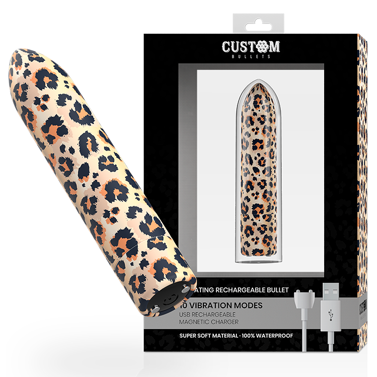 AANGEPASTE KOGELS - LEOPARD MAGNETISCH 10 INTENSITEITEN